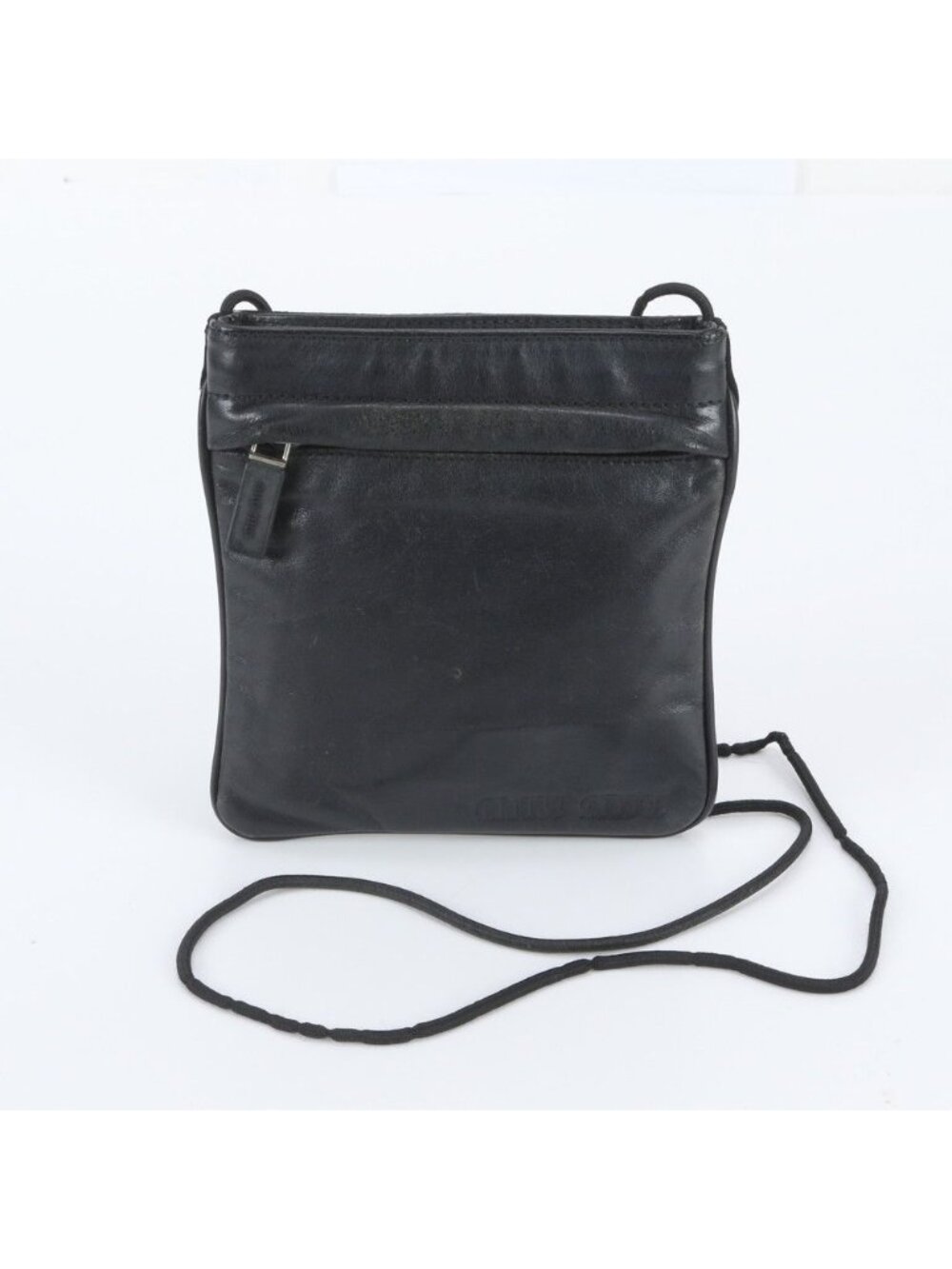 Miu Miu Archives Leather Shoulder Bag Crossbody Black